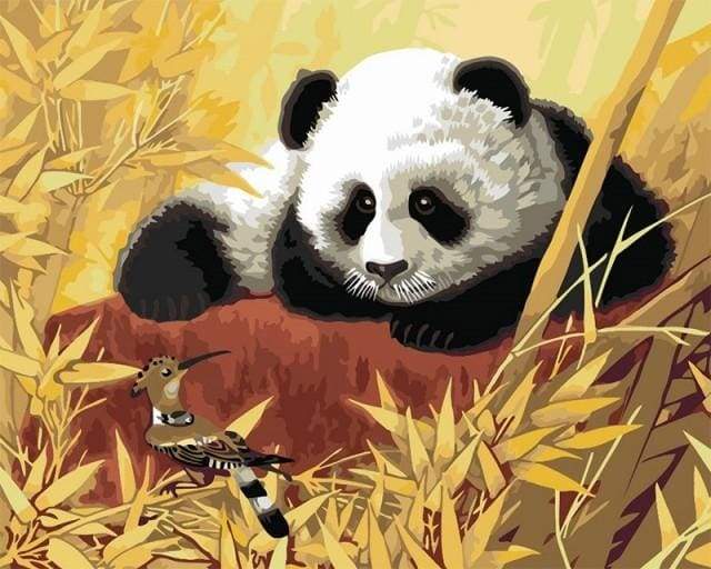 Panda And Bird