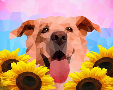 Polygon Art Dog