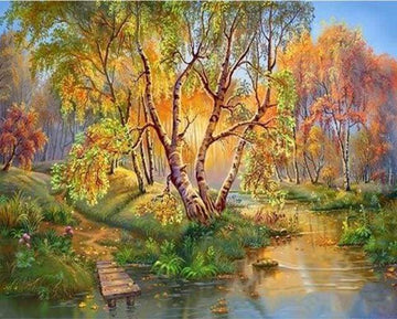 Pontoon beside the River