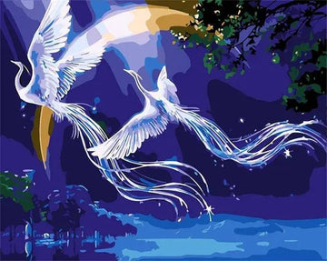 Purple Heaven and Majestic Birds