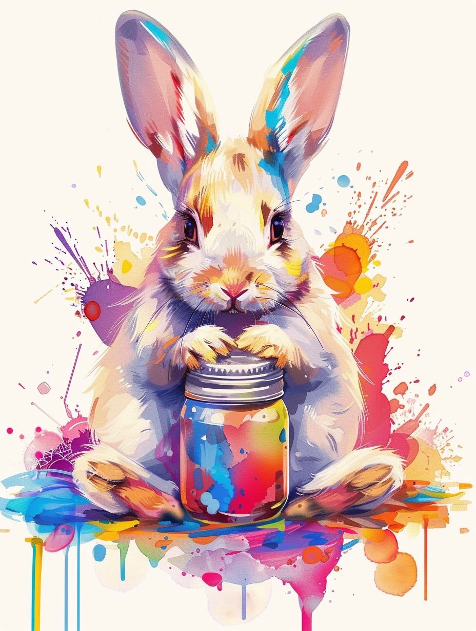 Rainbow Bunny