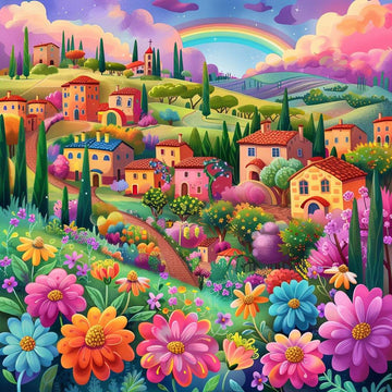 Rainbow Tuscan Village