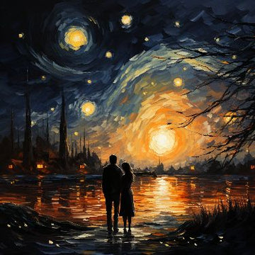 Romantic Sunset Van Gogh