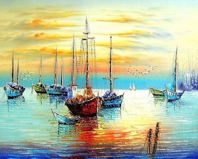 Sailboats at the Port