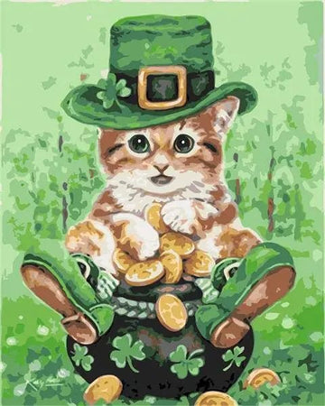 Saint Patrick Cat