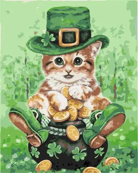 Saint Patrick Cat