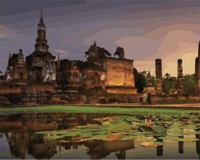 The beautiful landscape