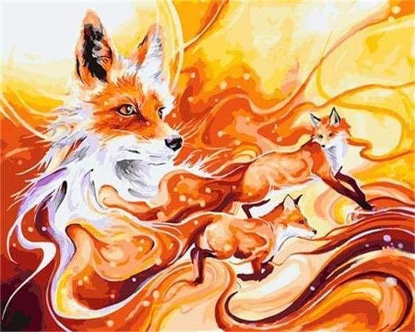 Three Foxes