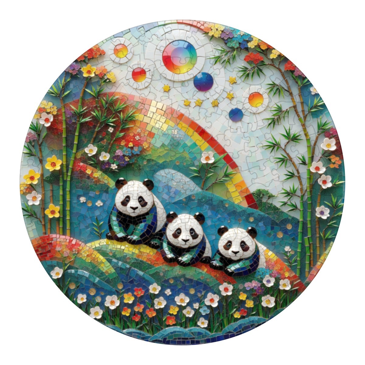 Three Pandas