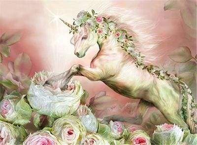 Unicorn and Flowers