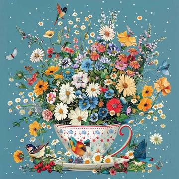 Vibrant Teacup