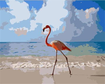 Walking Flamingo Bird