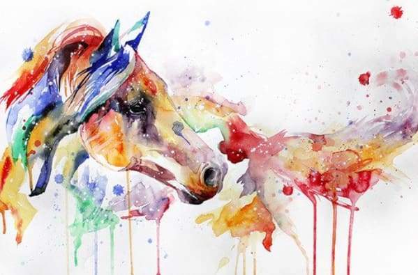 Watercolor Horse