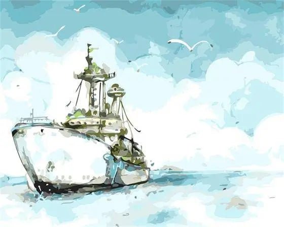 White Big Ship