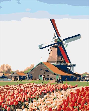 Windmill and Garden