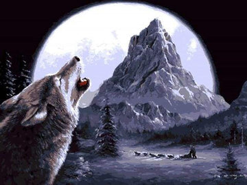 Wolf howling
