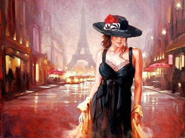 Woman on the streets of Paris
