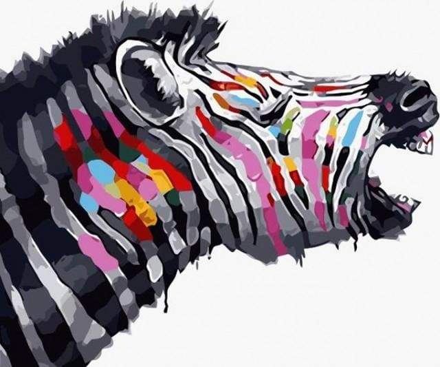 Zebra with Colors